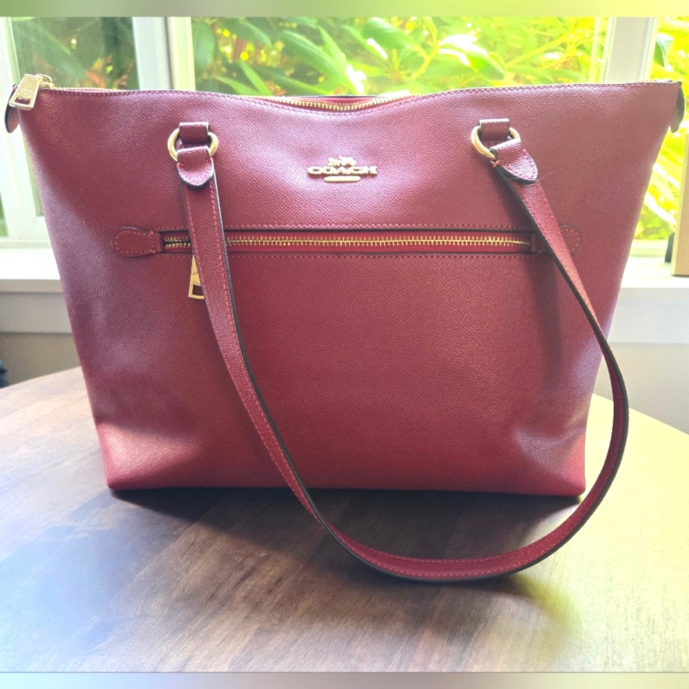 Coach Large Red Tote Bag